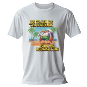 T-shirt tropical bird relaxation