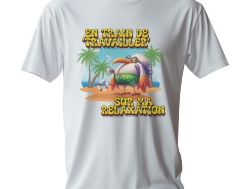 T-shirt tropical bird relaxation